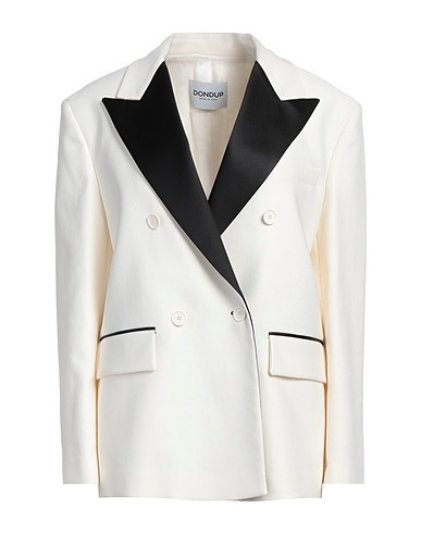 DONDUP Giacca Bianco 54% Poliammide, 43% Cotone, 3% Elastan