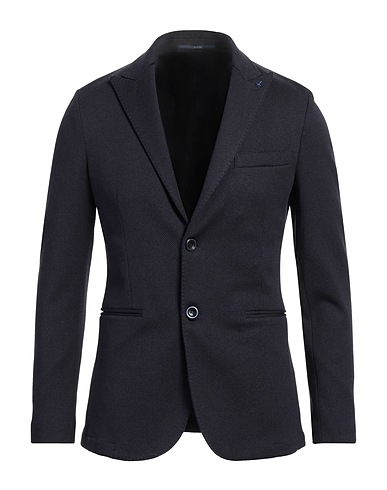 AT.P.CO Blazer Midnight blue 50% Polyester, 33% Viscose, 15% Cotton, 2% Elastane