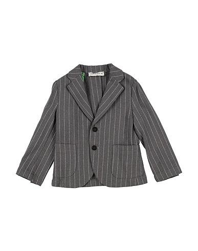 MANUEL RITZ Blazer Grey 70% Cotton, 20% Acrylic, 10% Other Fibres
