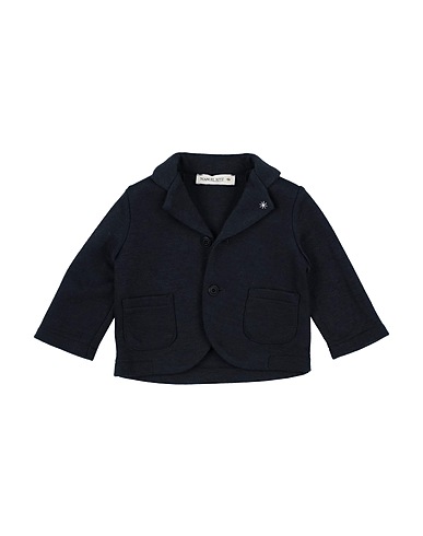 MANUEL RITZ Blazer Navy blue 80% Polyester, 15% Viscose, 5% Elastane