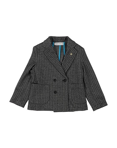 MANUEL RITZ Blazer Black 83% Polyester, 15% Viscose, 2% Elastane