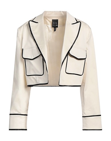 SPELL by ACCESS FASHION Jacket Ivory 97% Cotton, 3% Elastane