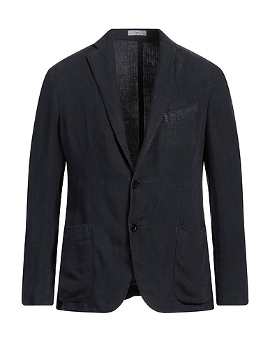 BOGLIOLI Blazer Navy 100% Linen