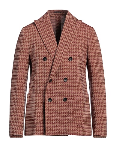 LARDINI Blazer Camel 57% Wool, 42% Cotton, 1% Elastane