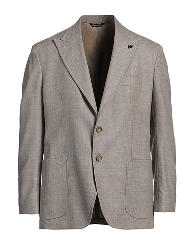 PARTHENOPE Blazer Sand 97% Merino Wool, 3% Other Fibres