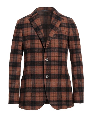 AT.P.CO Blazer Brown 65% Wool, 30% Polyester, 5% Other Fibres