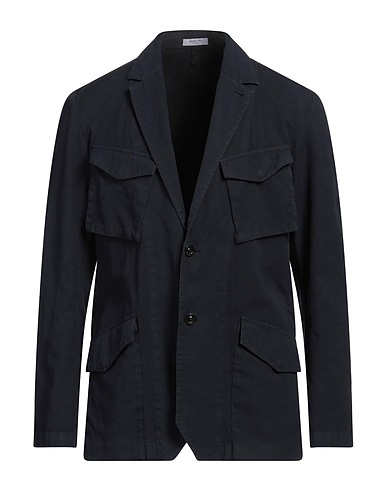 BOGLIOLI Blazer Midnight blue 54% Cotton, 44% Linen, 2% Elastane
