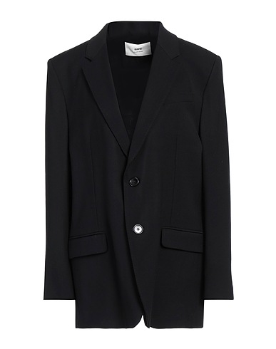 AMI ALEXANDRE MATTIUSSI Blazer Black 55% Viscose, 45% Wool