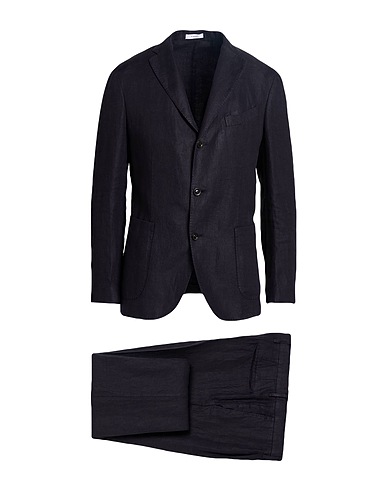BOGLIOLI Suits Midnight blue 100% Linen