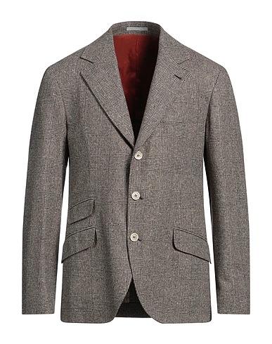 BRUNELLO CUCINELLI Blazer Brown 95% Virgin Wool, 5% Cashmere