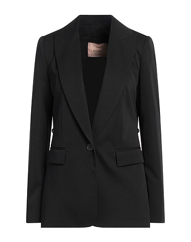 TWINSET Blazer Black 100% Polyester