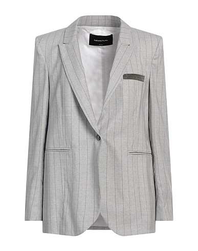 FABIANA FILIPPI Blazer Grey 100% Virgin Wool