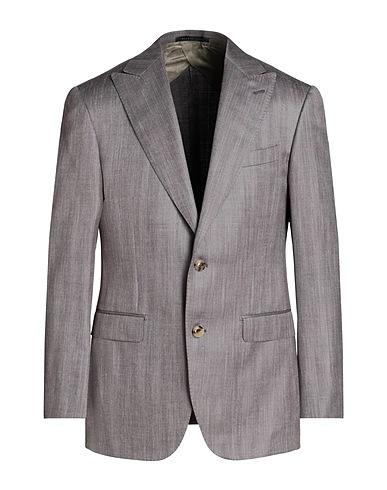 PAL ZILERI Blazer Grey 43% Wool, 32% Silk, 25% Linen