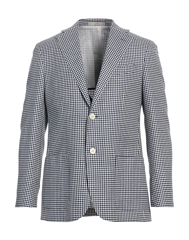 CC COLLECTION CORNELIANI Blazer Navy blue 62% Virgin Wool, 38% Cotton