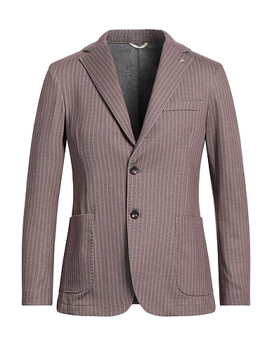AT.P.CO Blazer Brown 74% Polyester, 22% Cotton, 4% Elastane