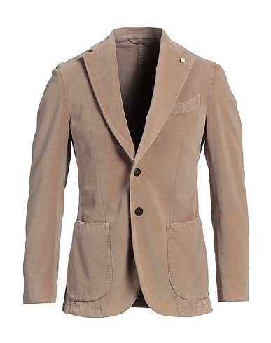 LUIGI BIANCHI Mantova Blazer Nocciola 100% Cotone