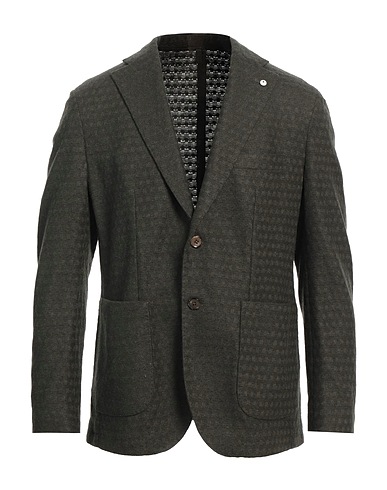 L.B.M. 1911 Blazer Dark green 70% Wool, 25% Polyamide, 5% Other Fibres