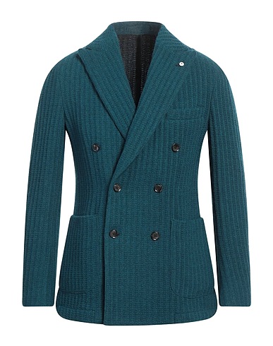 L.B.M. 1911 Blazer Green 66% Wool, 23% Polyamide, 7% Polyester, 4% Other Fibres