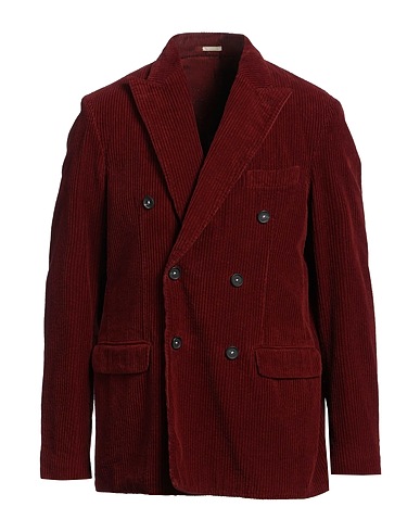 MASSIMO ALBA Blazer Brick red 100% Cotton