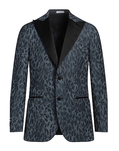 BOGLIOLI Blazer Slate blue 70% Virgin Wool, 30% Polyester