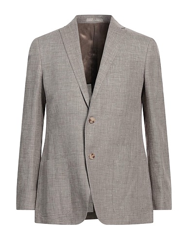 CC COLLECTION CORNELIANI Blazer Taupe 54% Linen, 46% Cotton