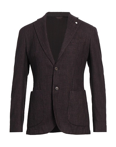 L.B.M. 1911 Blazer Plum 43% Cotton, 40% Wool, 17% Polyamide