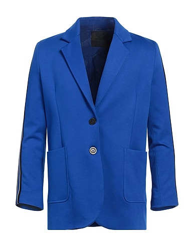 4GIVENESS Blazer Blue 67% Viscose, 28% Polyamide, 5% Elastane