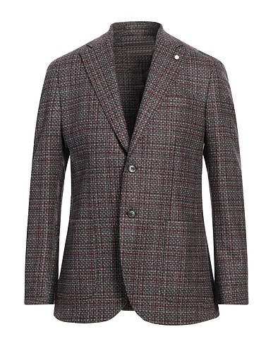 LUIGI BIANCHI Mantova Blazer Charcoal 80% Wool, 16% Silk, 4% Cashmere