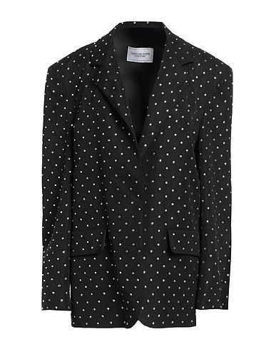 FORTE DEI MARMI COUTURE Blazer Black 100% Polyester