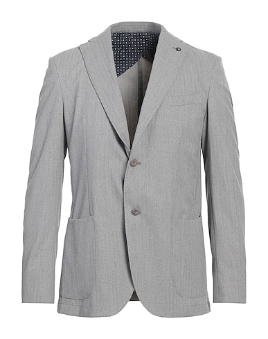 BARBATI Blazer Grey 67% Polyester, 29% Viscose, 2% Wool, 2% Elastane