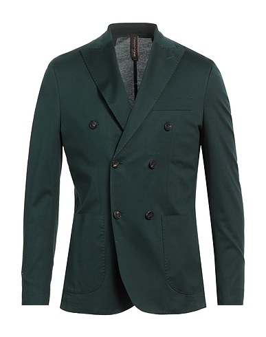 TWENTY-ONE by ANTONIO CARNEVALE Blazer Dark green 100% Cotton