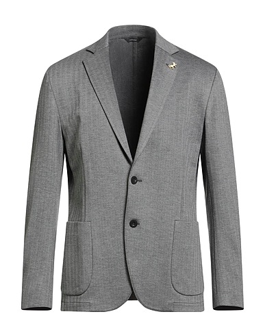 TOMBOLINI Blazer Grey 68% Viscose, 25% Polyamide, 7% Elastane