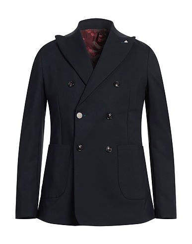 BERNA Blazer Blu notte 63% Cotone, 33% Poliammide, 4% Elastan