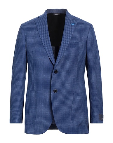 TOMBOLINI Blazers Marineblau 88% Schurwolle, 6% Seide, 6% Leinen