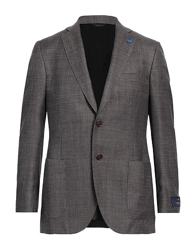 TOMBOLINI Blazer Lead 68% Wool, 20% Silk, 12% Linen