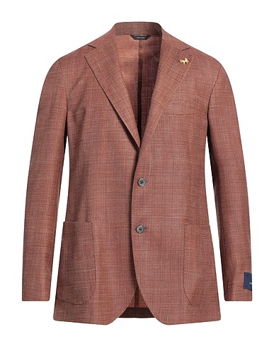 TOMBOLINI Blazer ZERO GRAVITY Tan 68% Wool, 20% Silk, 12% Linen