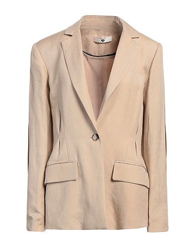 TWINSET Blazer U&B Sand 55% Linen, 45% Viscose, Polyester
