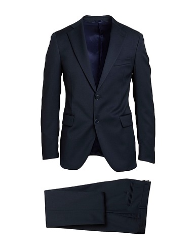 TOMBOLINI Suits SPORT Midnight blue 98% Wool, 2% Lycra®