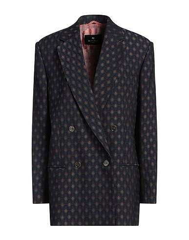 ETRO Blazer Navy 87% Wool, 13% Cotton