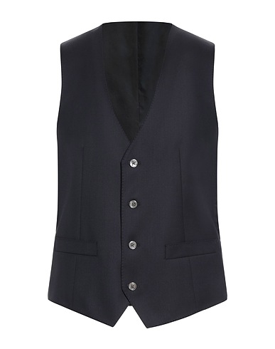 CORNELIANI Waistcoat Midnight blue 100% Virgin Wool