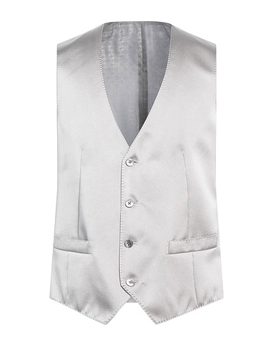 CORNELIANI Waistcoat Grey 100% Silk