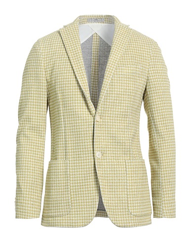 CC COLLECTION CORNELIANI Blazer Lime green 93% Cotton, 7% Polyamide