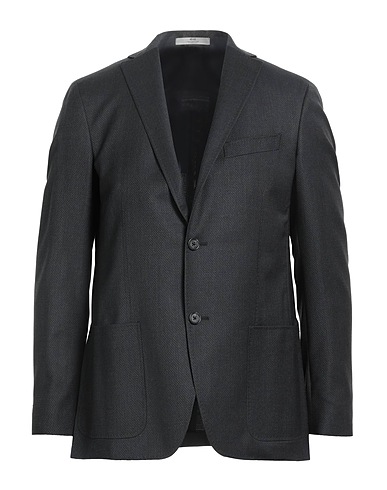 CC COLLECTION CORNELIANI Blazer Charcoal 98% Virgin Wool, 2% Elastane