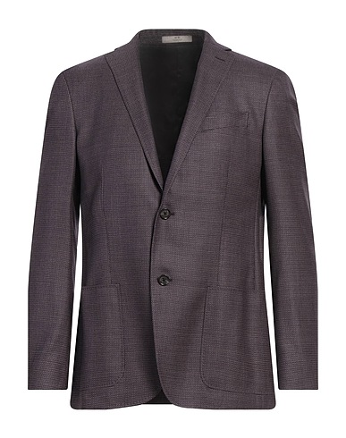CC COLLECTION CORNELIANI Blazer Plum 100% Virgin Wool