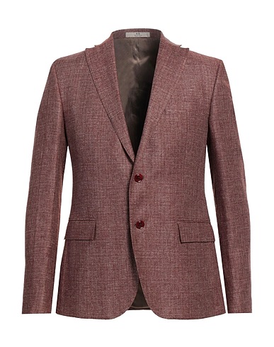CC COLLECTION CORNELIANI Blazer Brown 58% Linen, 42% Virgin Wool