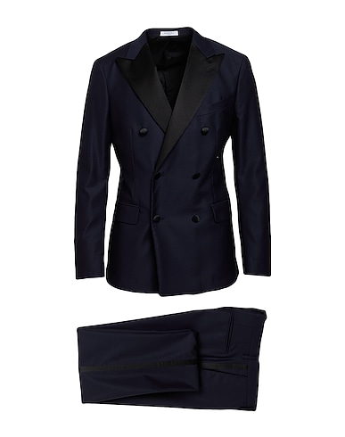 BOGLIOLI Suits BLU NAVY 99% Virgin Wool, 1% Elastane