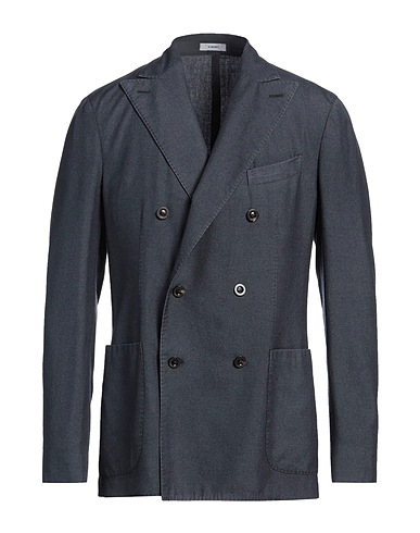BOGLIOLI Blazer Navy blue 85% Cashmere, 15% Silk