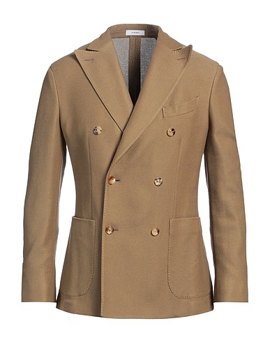 BOGLIOLI Blazer Verde militare 92% Cotone, 8% Cachemire