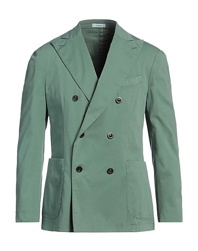 BOGLIOLI Blazer Green 98% Cotton, 2% Elastane