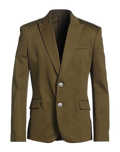 BALMAIN Blazer Military green 100% Cotton